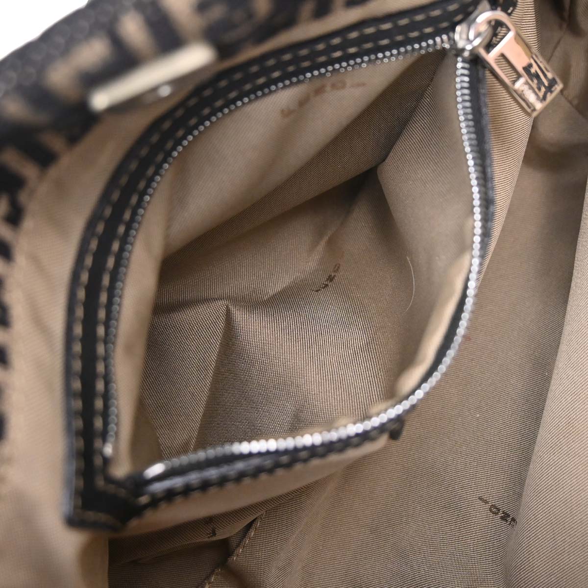 Fendi Black Zucchino Tote Handbag - Image 13