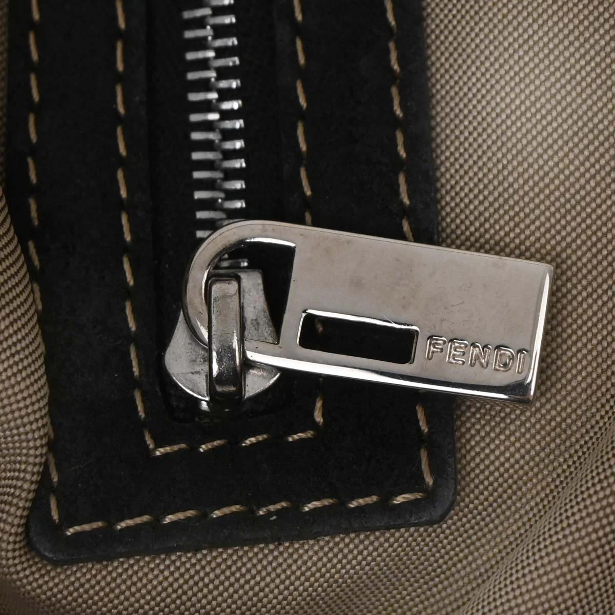 Fendi Black Zucchino Tote Handbag - Image 15