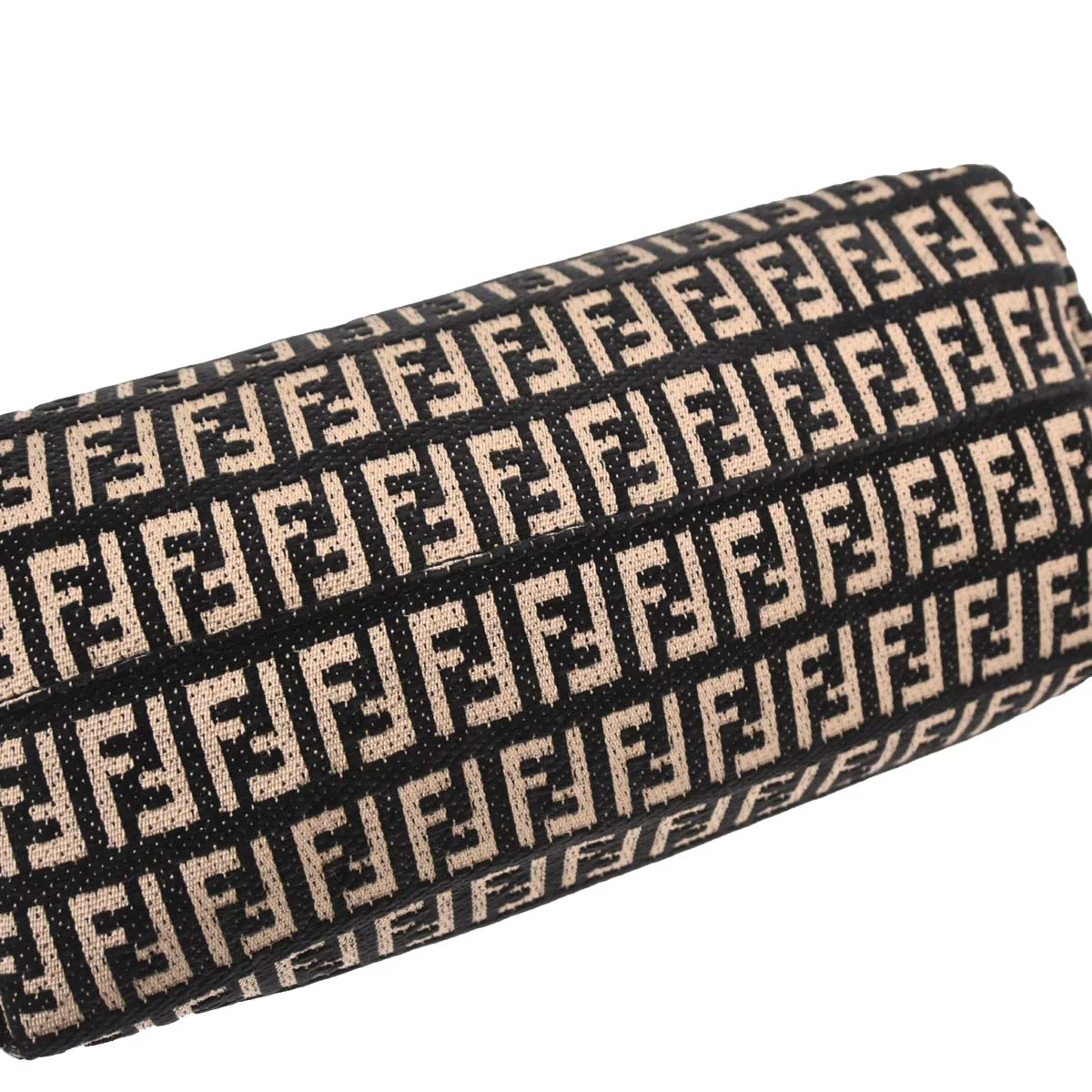 Fendi Black Zucchino Tote Handbag - Image 3