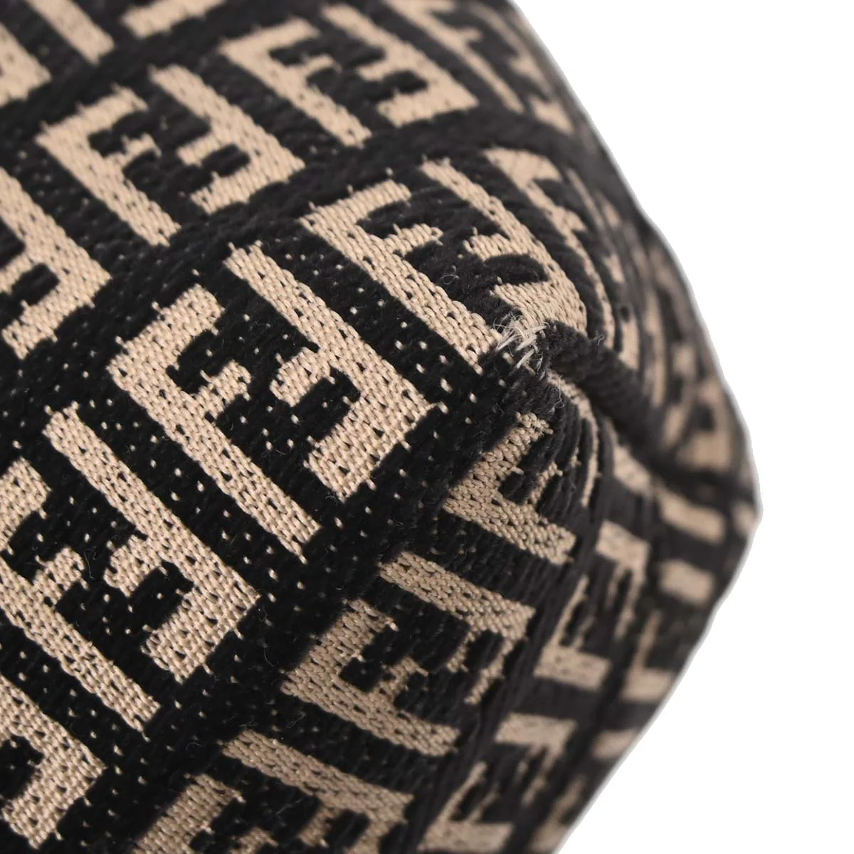 Fendi Black Zucchino Tote Handbag - Image 5