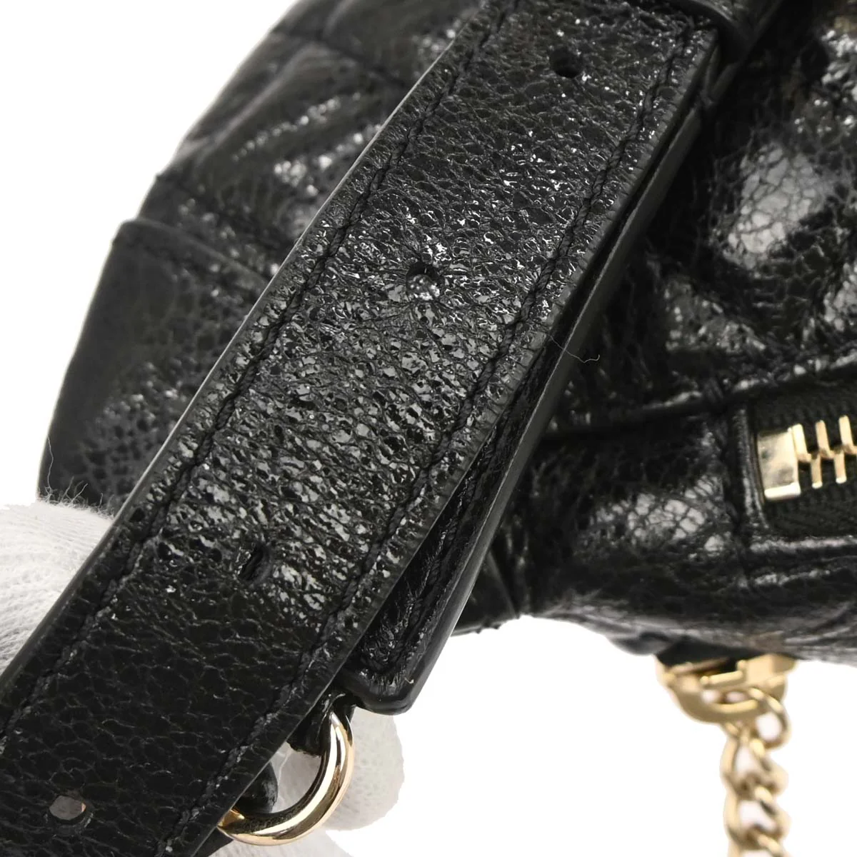 Chanel Black Calfskin Waist Bum Bag - Image 11