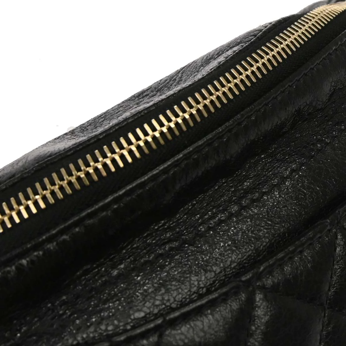 Chanel Black Calfskin Waist Bum Bag - Image 8
