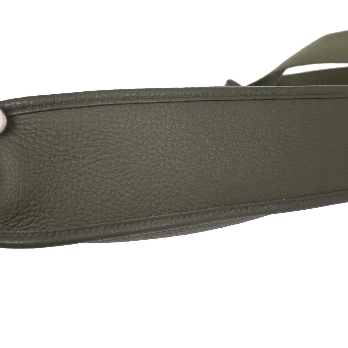 Hermes Vert de Gris Taurillon Clemence Evelyne 1 29 PM Shoulder Bag - Image 5