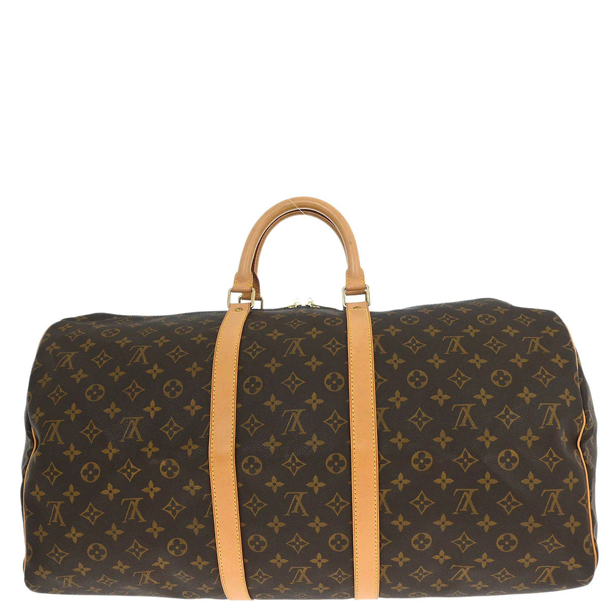 Louis Vuitton Monogram Keepall 55 Travel Handbag M41424 - Image 2