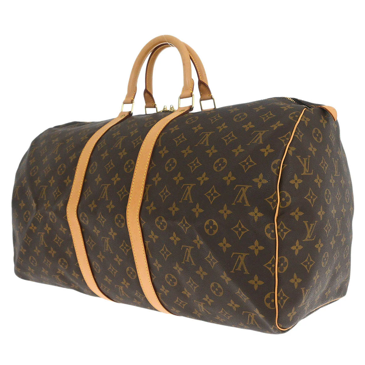 Louis Vuitton Monogram Keepall 55 Travel Handbag M41424 - Image 3