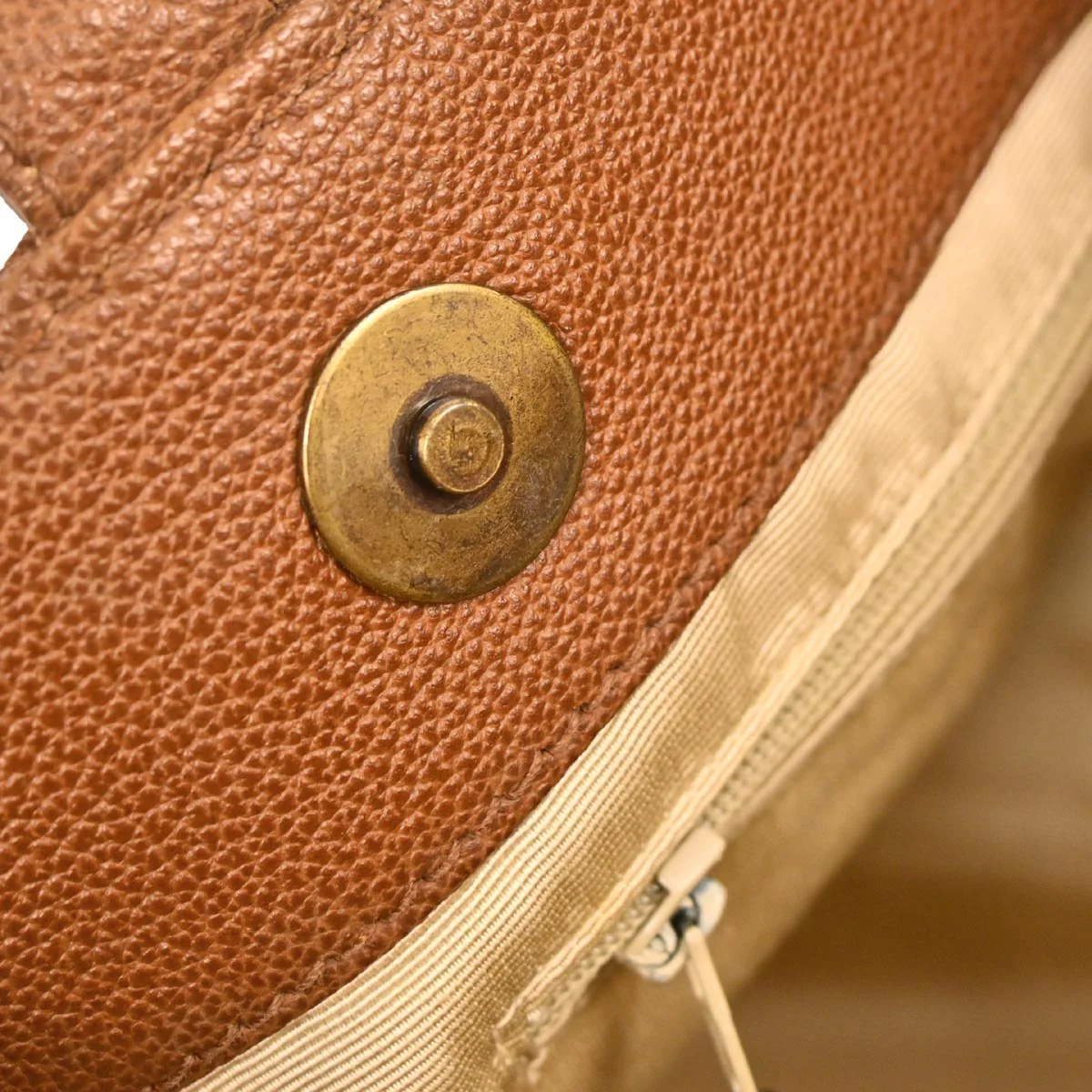 Chanel Brown Caviar Skin Tote Handbag - Image 10
