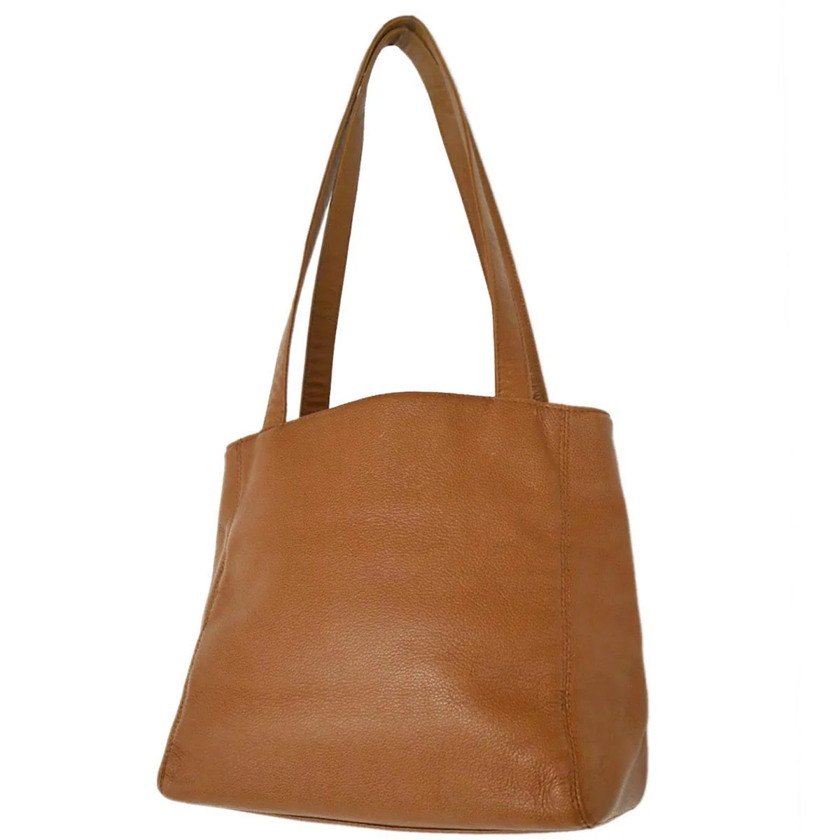 Chanel Brown Caviar Skin Tote Handbag - Image 2