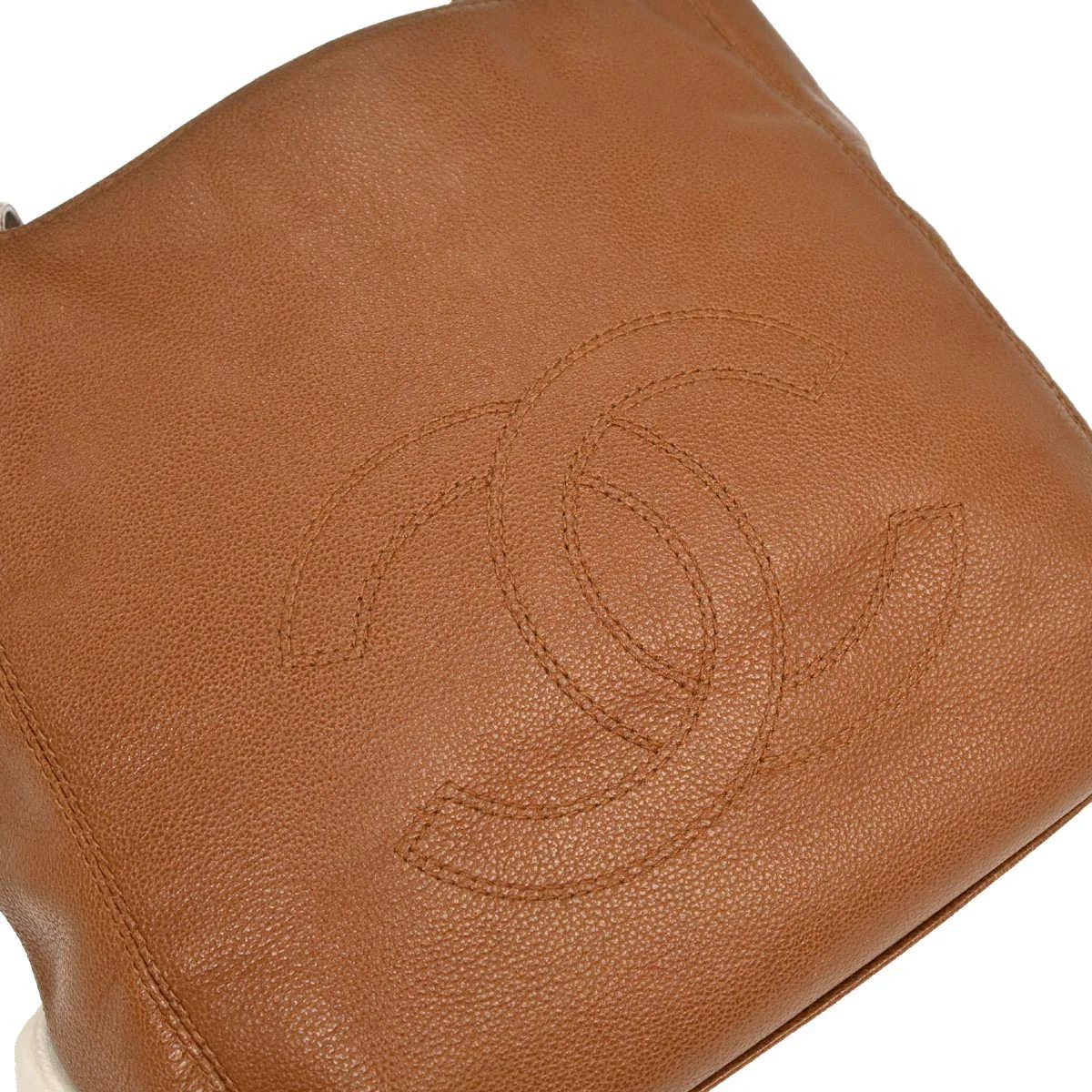 Chanel Brown Caviar Skin Tote Handbag - Image 8
