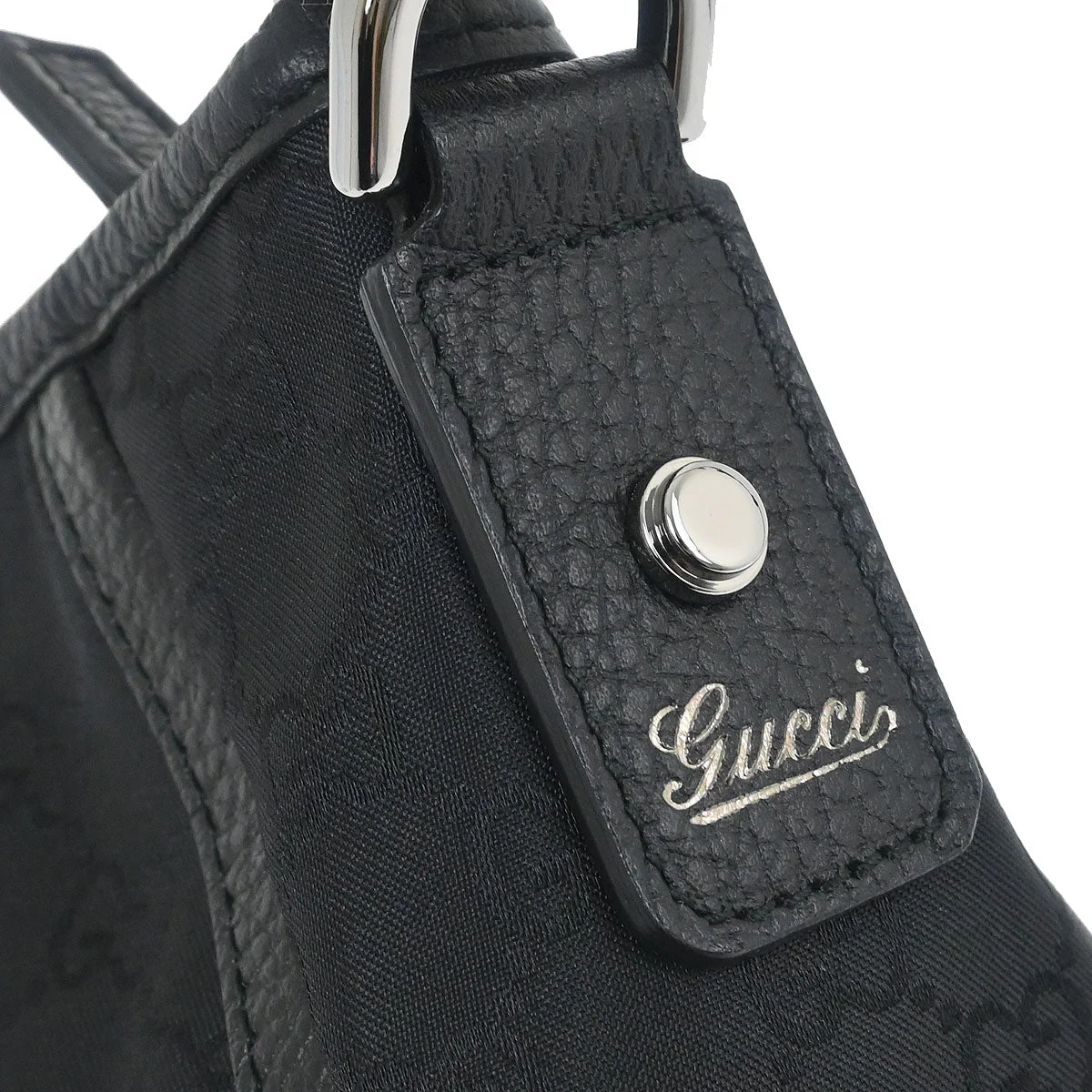 Gucci Black Abbey D-ring GG Handbag - Image 7