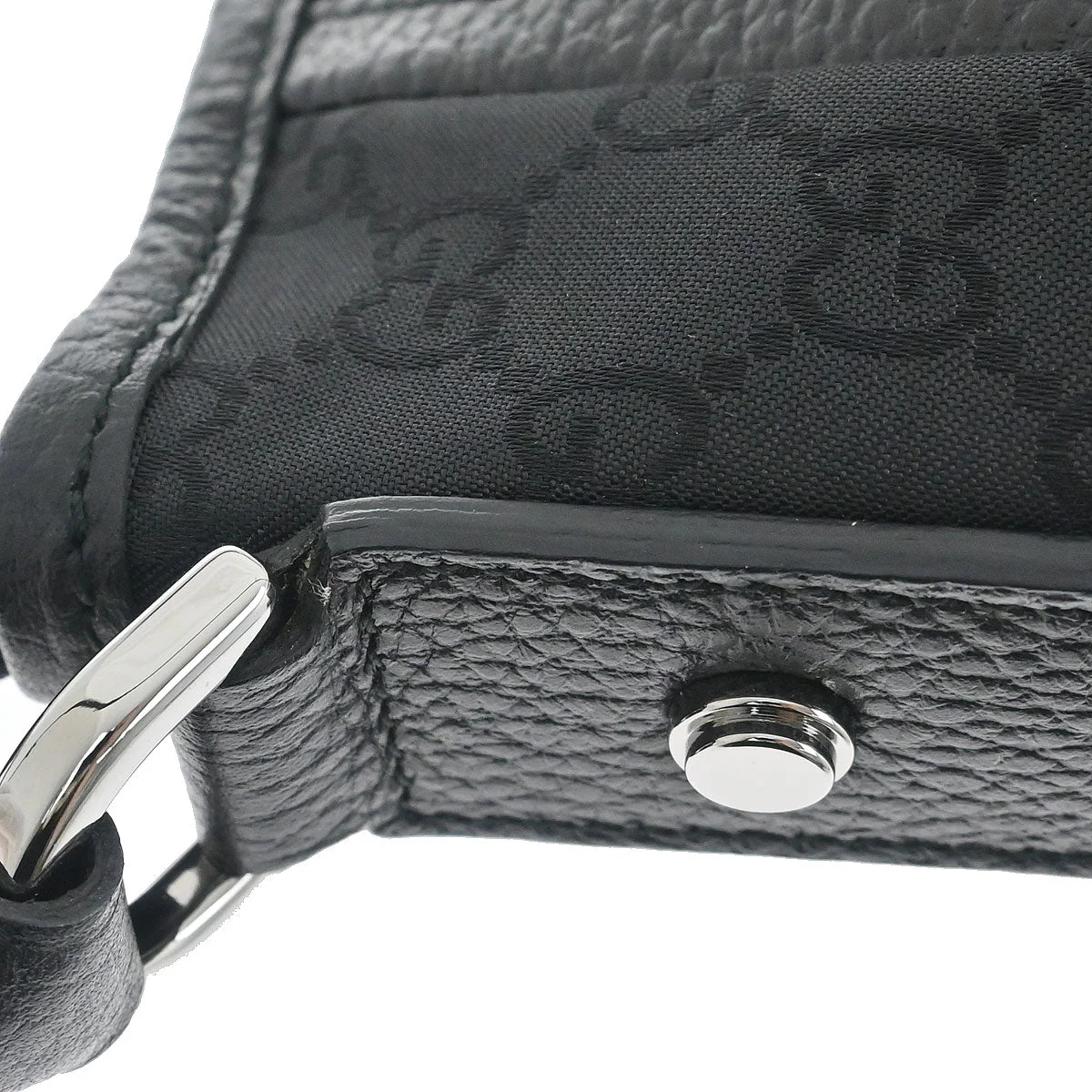 Gucci Black Abbey D-ring GG Handbag - Image 9