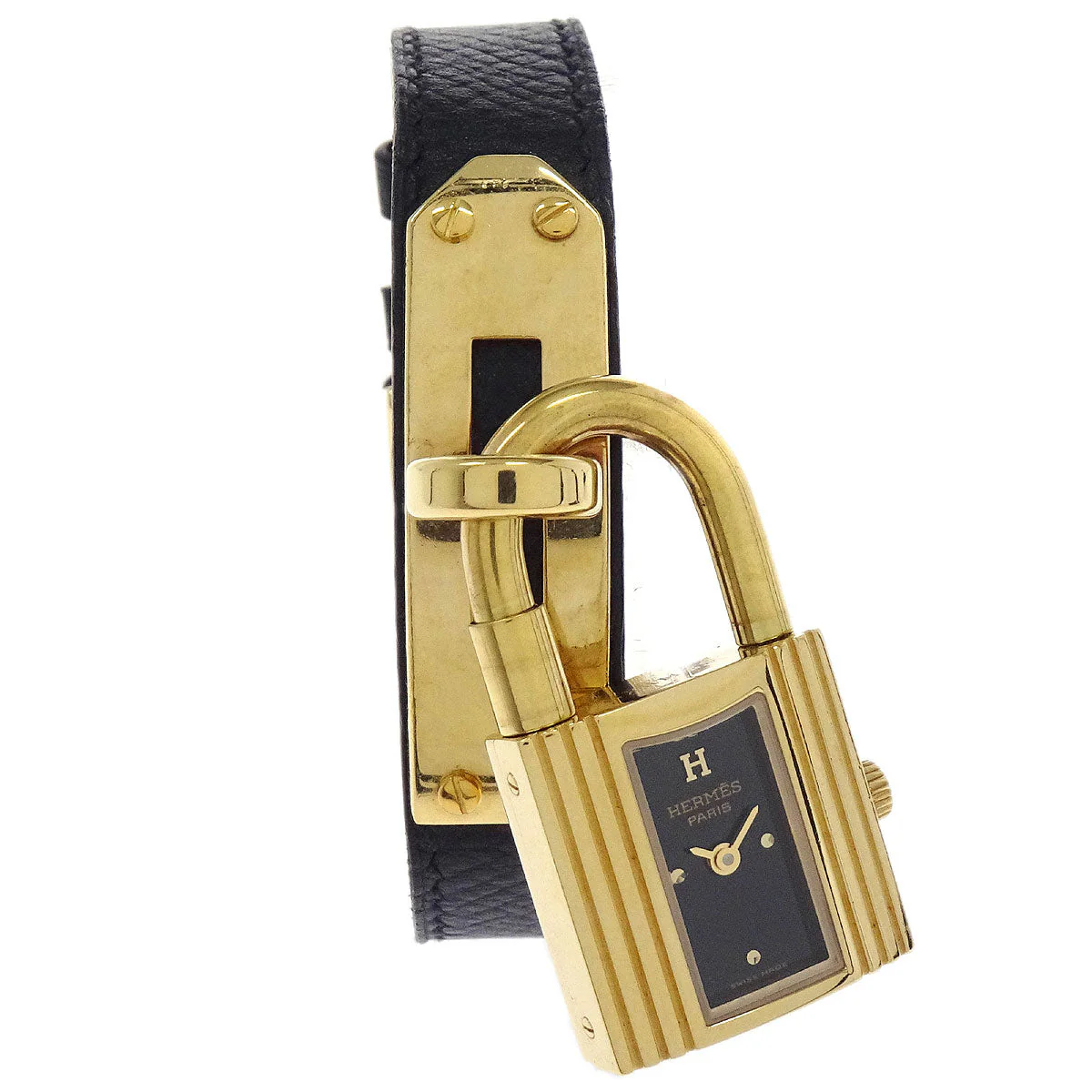 Hermes Kelly Watch Quartz Watch Black