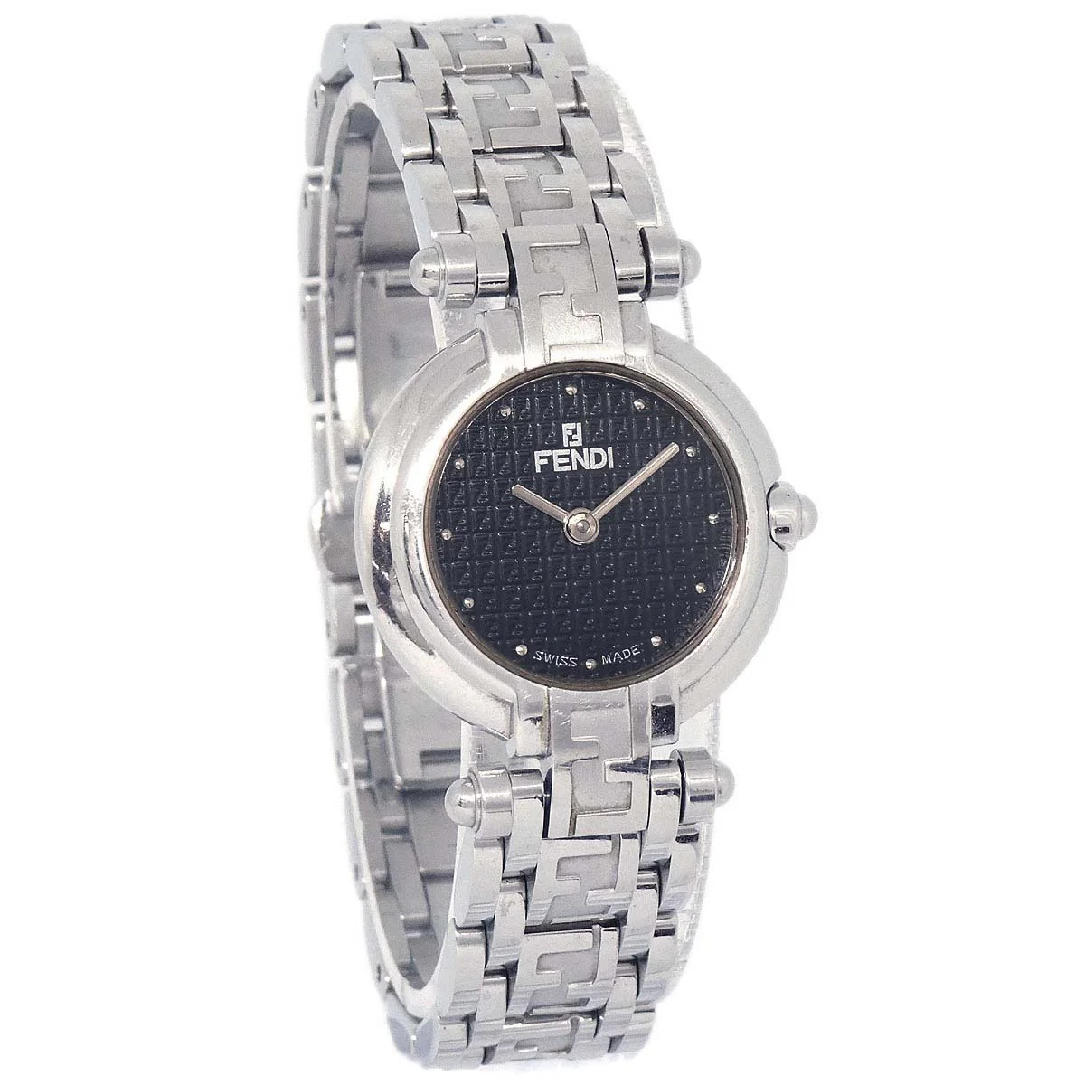 Fendi 750L Quartz Watch Silver SS - Image 2
