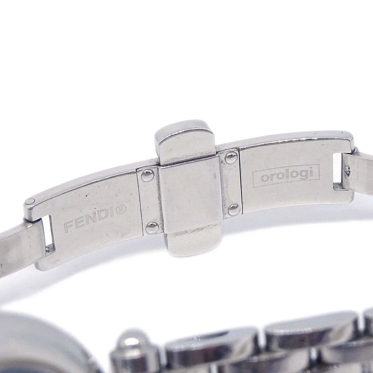 Fendi 750L Quartz Watch Silver SS - Image 6
