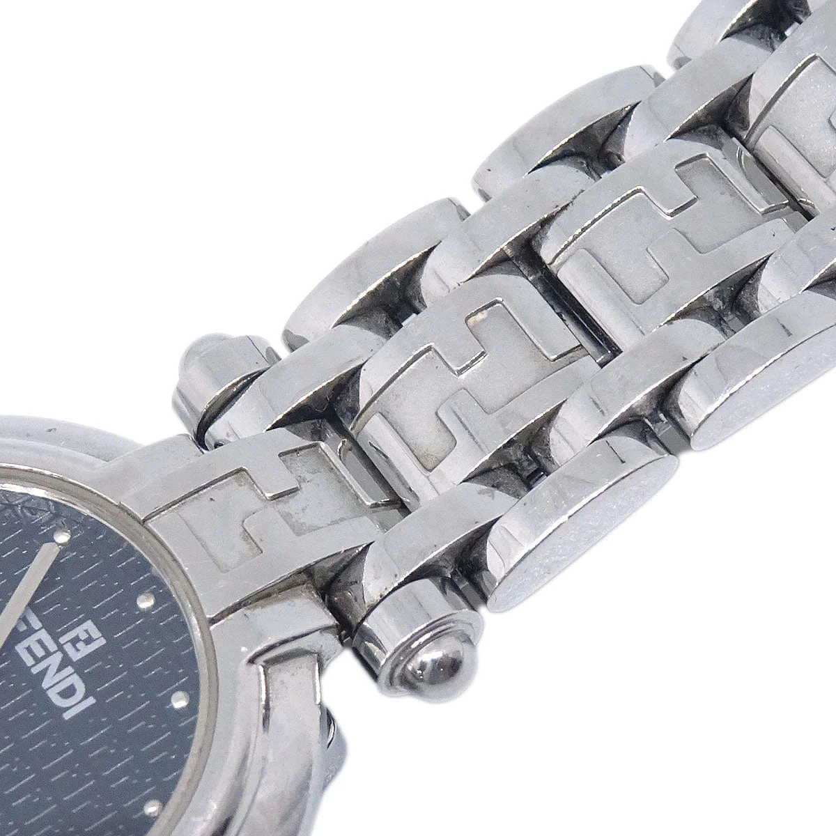 Fendi 750L Quartz Watch Silver SS - Image 8