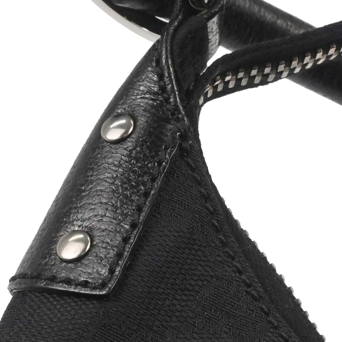 Gucci Black Canvas GG Hobo Handbag - Image 12