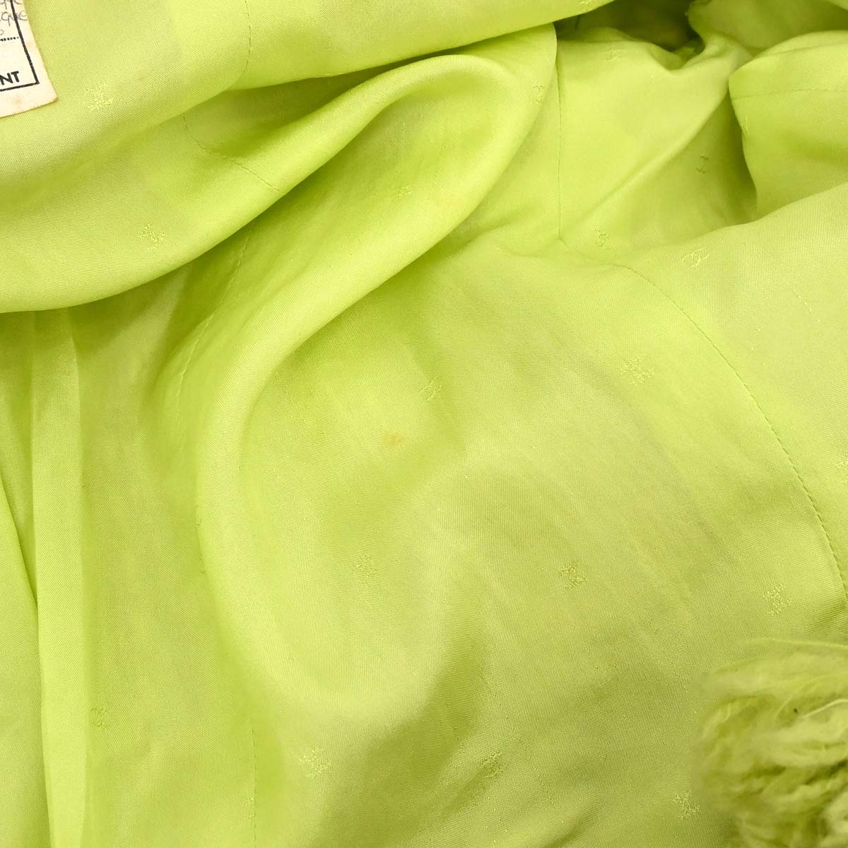 Chanel 1993 Setup Suit Jacket Sleeveless Dress Green #34 - Image 12