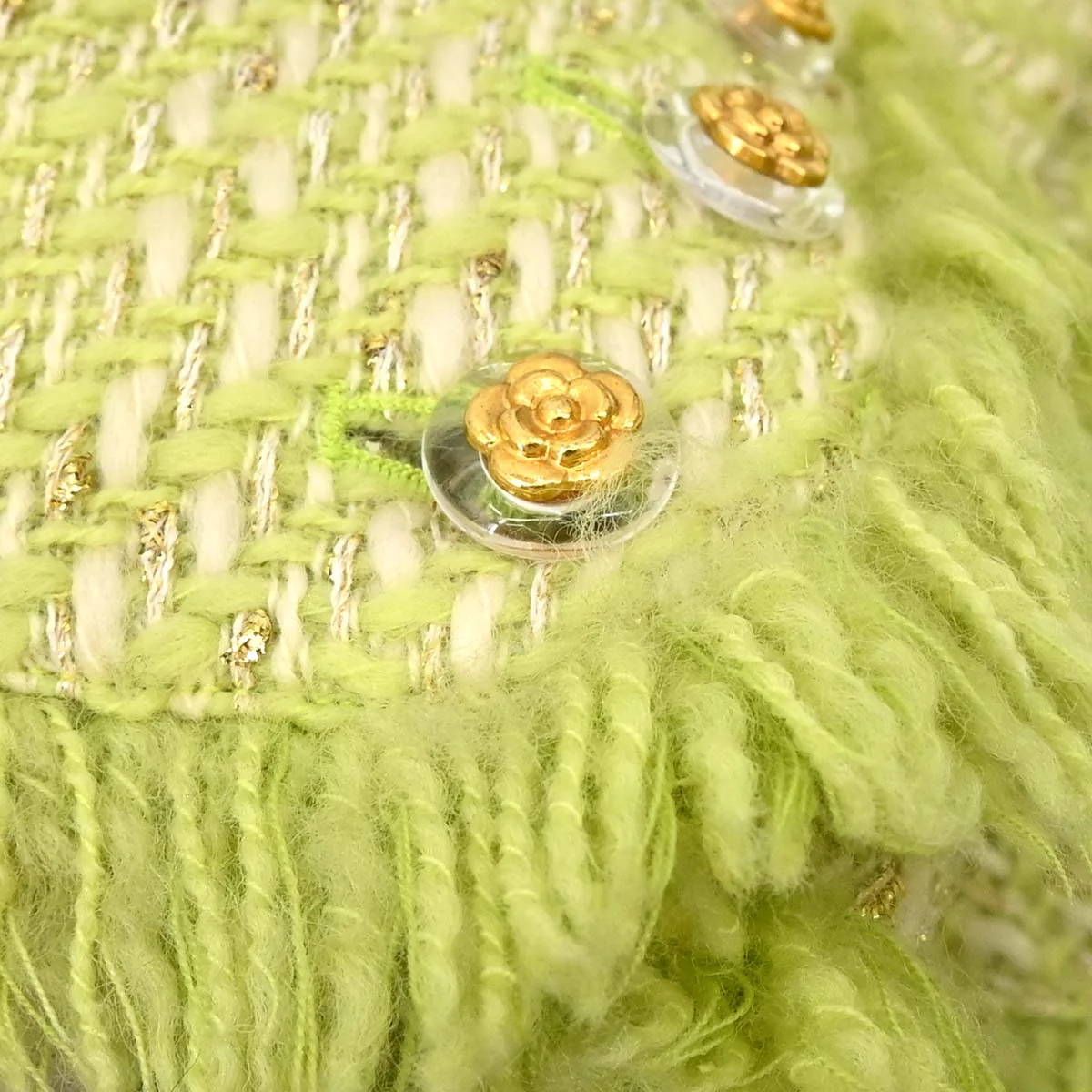 Chanel 1993 Setup Suit Jacket Sleeveless Dress Green #34 - Image 16