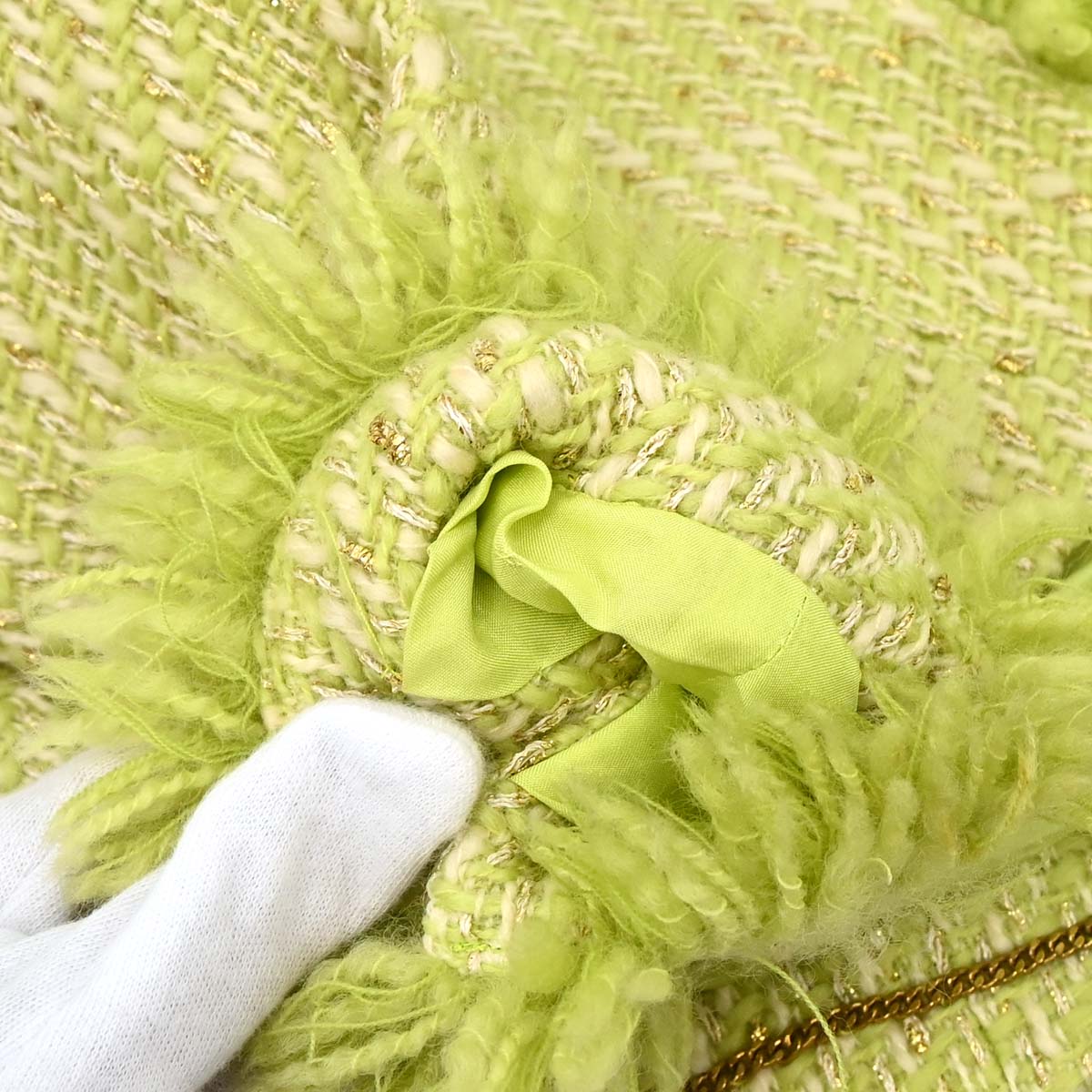 Chanel 1993 Setup Suit Jacket Sleeveless Dress Green #34 - Image 9