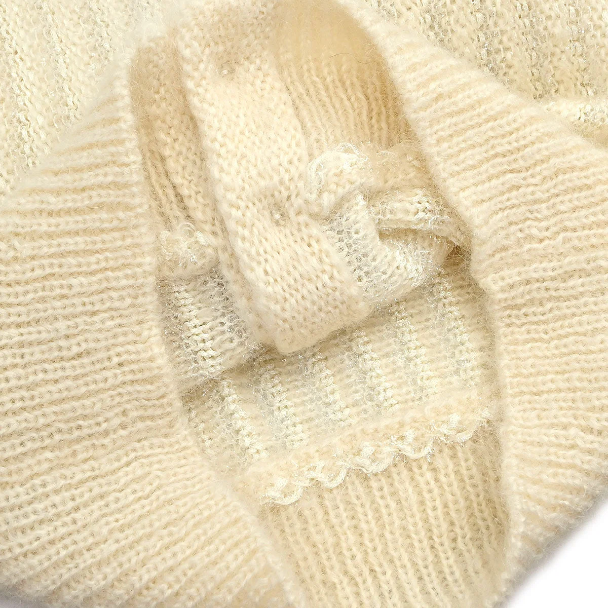 Yves Saint Laurent Single Breasted Jacket Ivory #M - Image 10