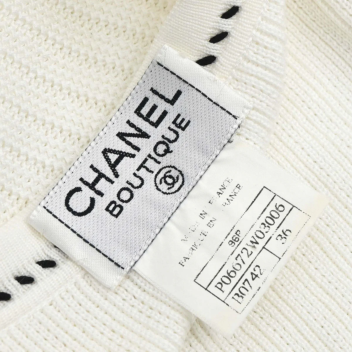 Chanel 1996 Sleeveless Top White #36 - Image 15