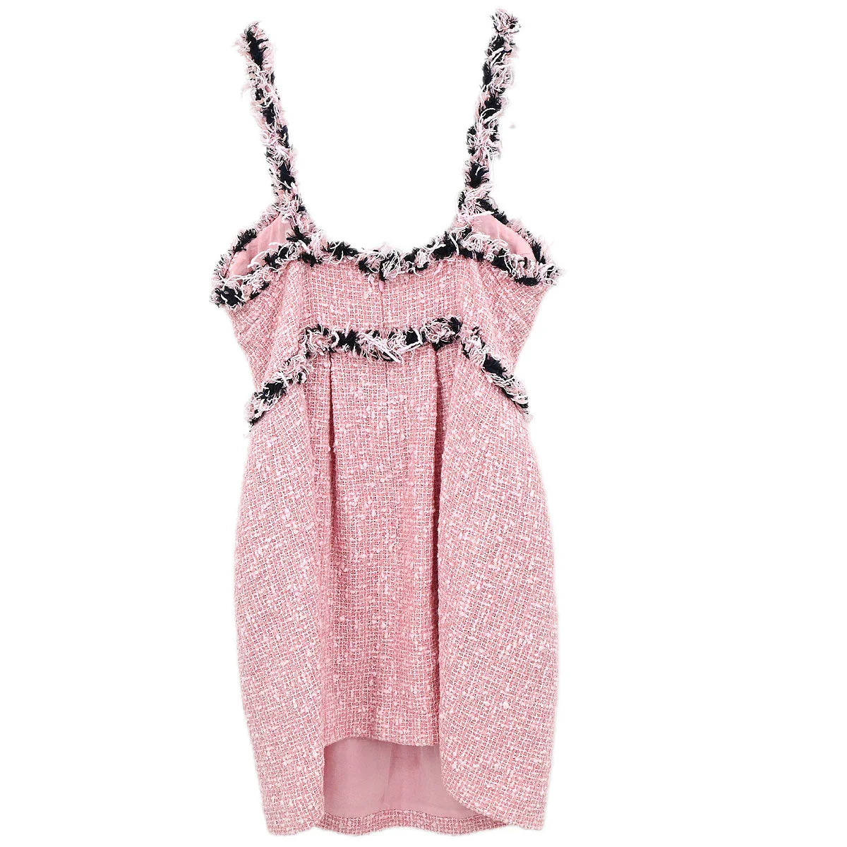 Chanel 2007 Setup Suit Jacket Mini Dress Tweed Pink #38 - Image 4