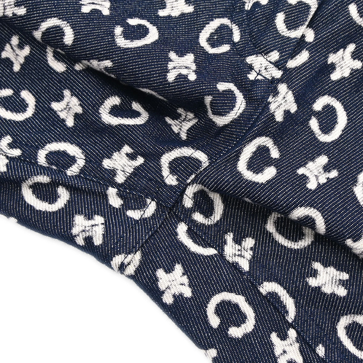 Celine 2011 Long Pants Macadam C Denim Navy #36 - Image 10