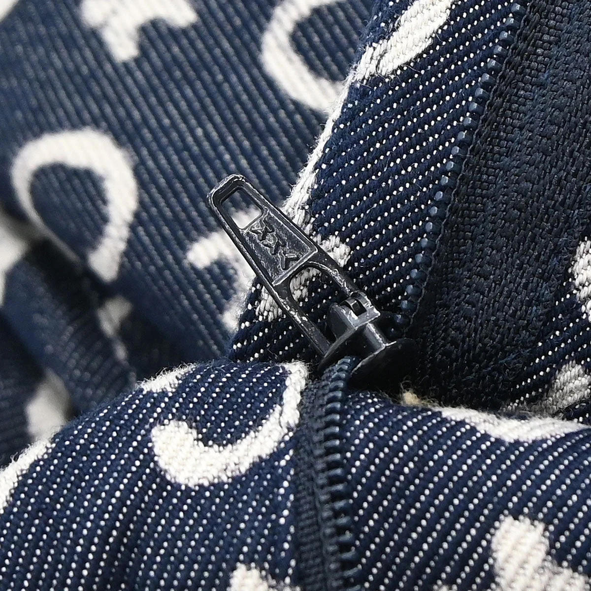 Celine 2011 Long Pants Macadam C Denim Navy #36 - Image 13