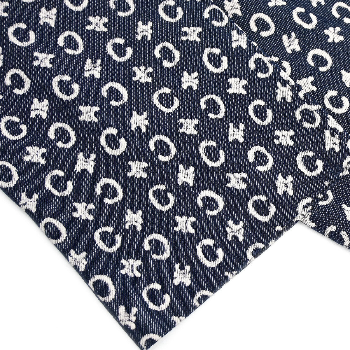 Celine 2011 Long Pants Macadam C Denim Navy #36 - Image 5