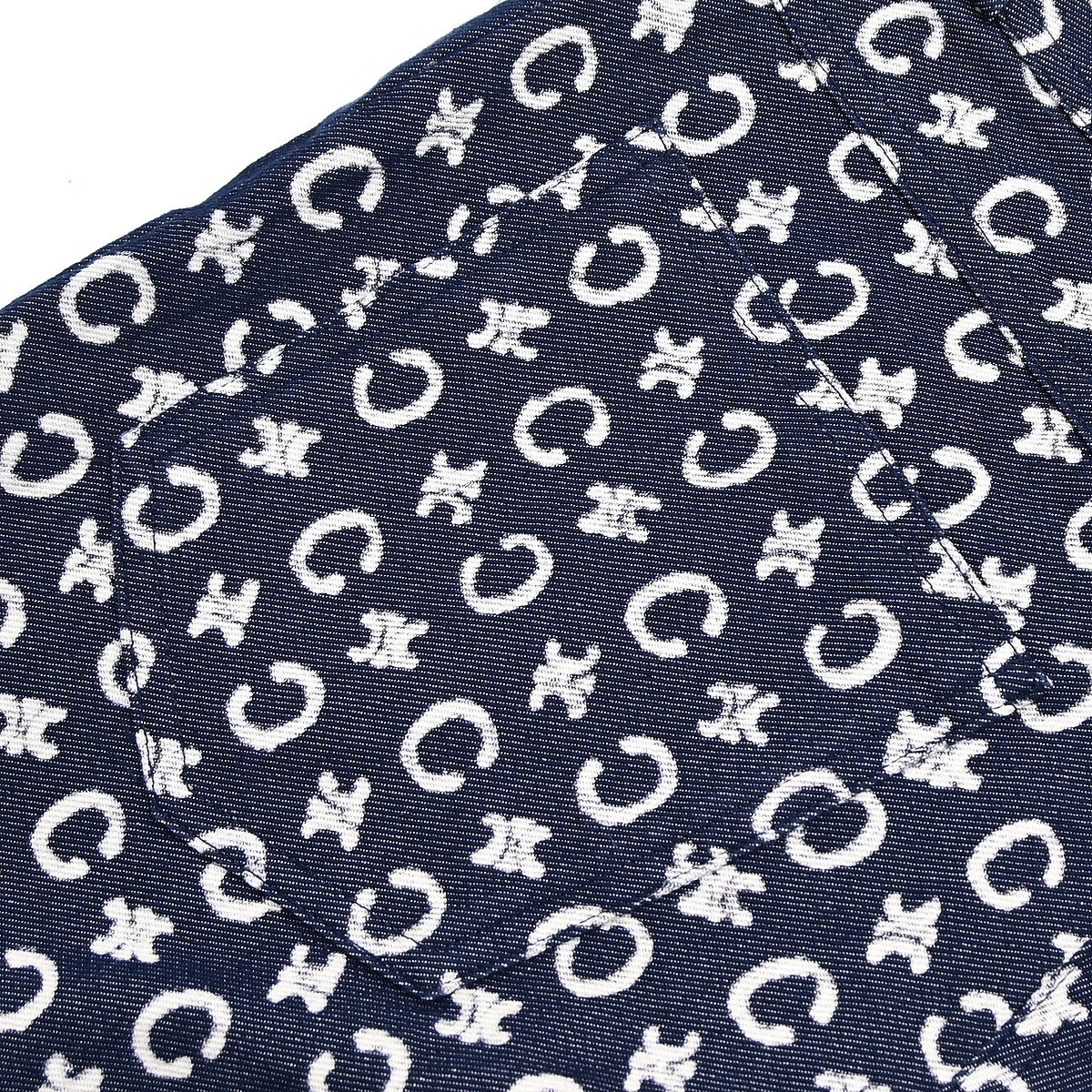 Celine 2011 Long Pants Macadam C Denim Navy #36 - Image 8