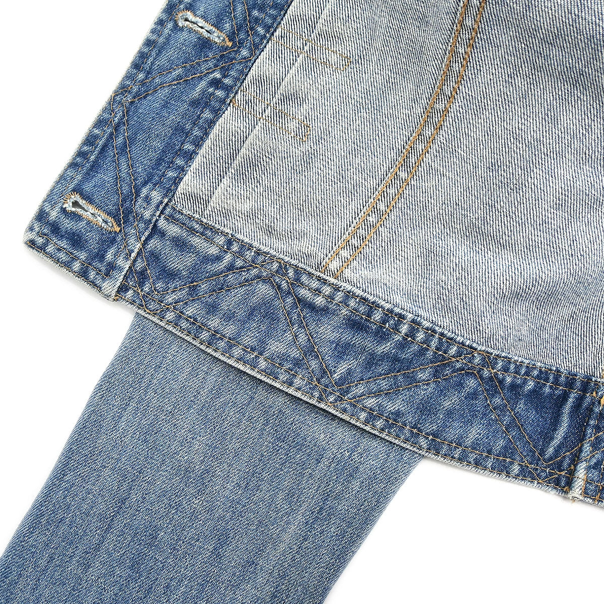 Gucci 2004 Single Breasted Jacket Denim Blue #38 - Image 11