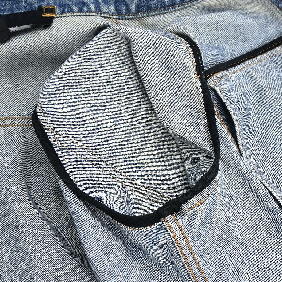 Gucci 2004 Single Breasted Jacket Denim Blue #38 - Image 12