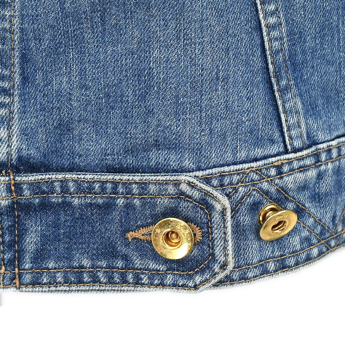 Gucci 2004 Single Breasted Jacket Denim Blue #38 - Image 5