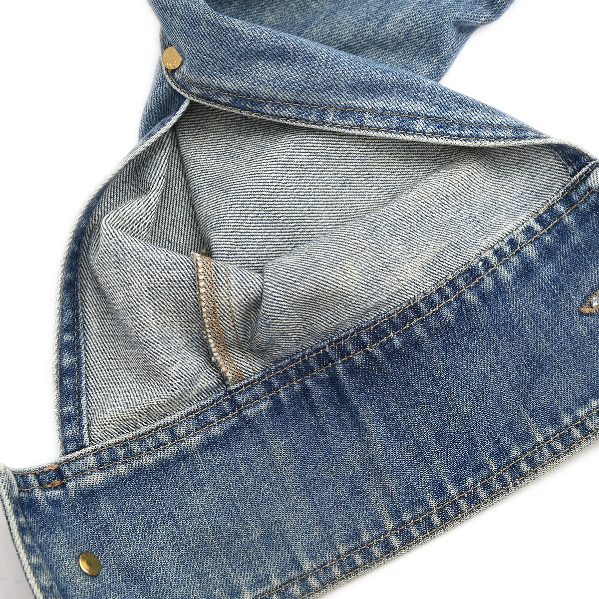 Gucci 2004 Single Breasted Jacket Denim Blue #38 - Image 9