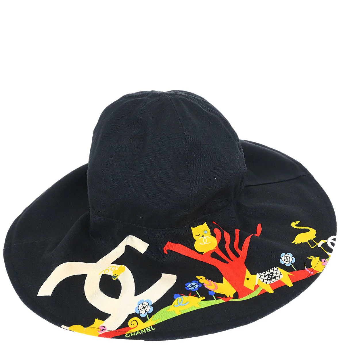 Chanel Black Hat #58 Small Good