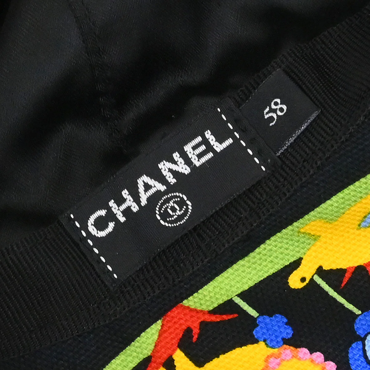 Chanel Black Hat #58 Small Good - Image 12