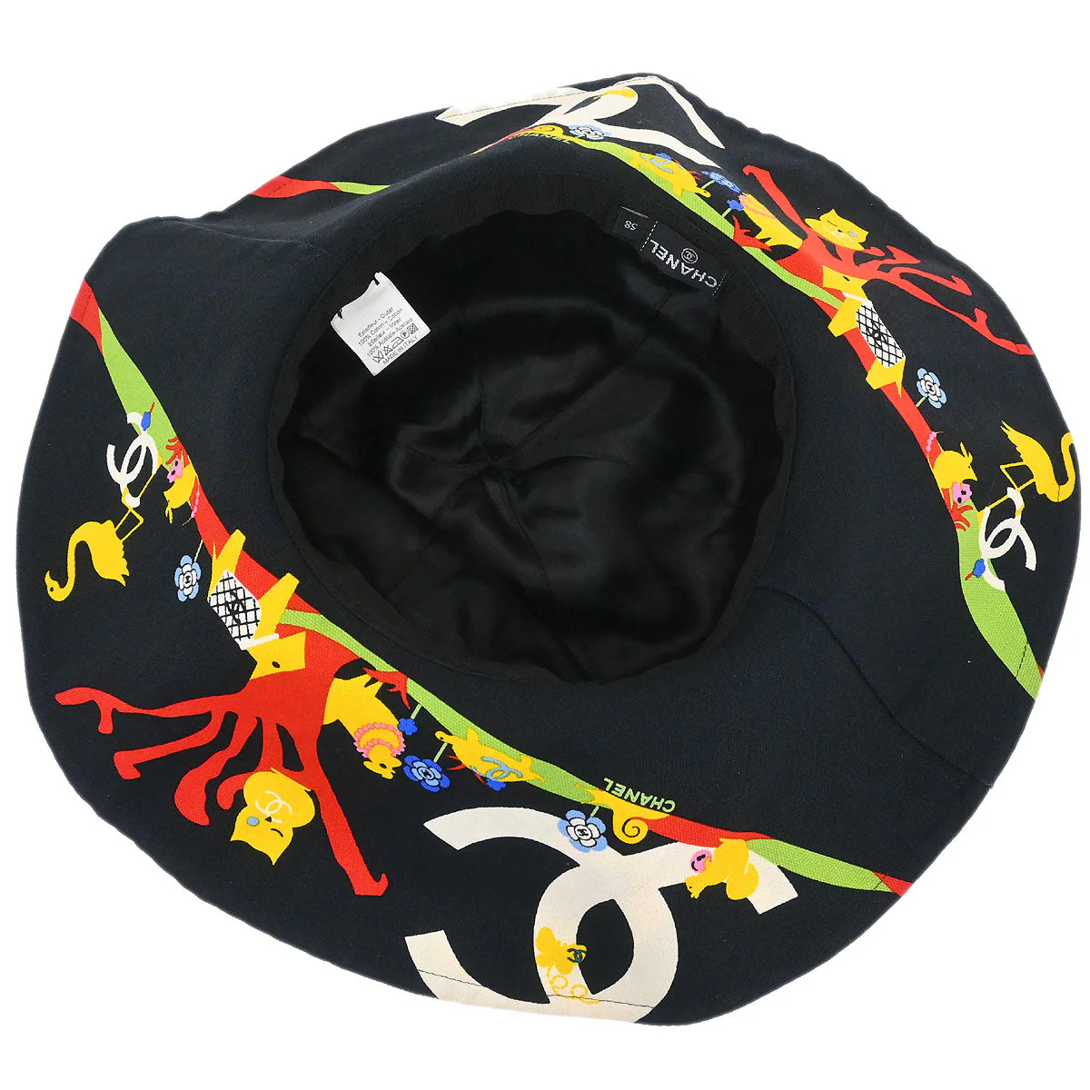 Chanel Black Hat #58 Small Good - Image 4