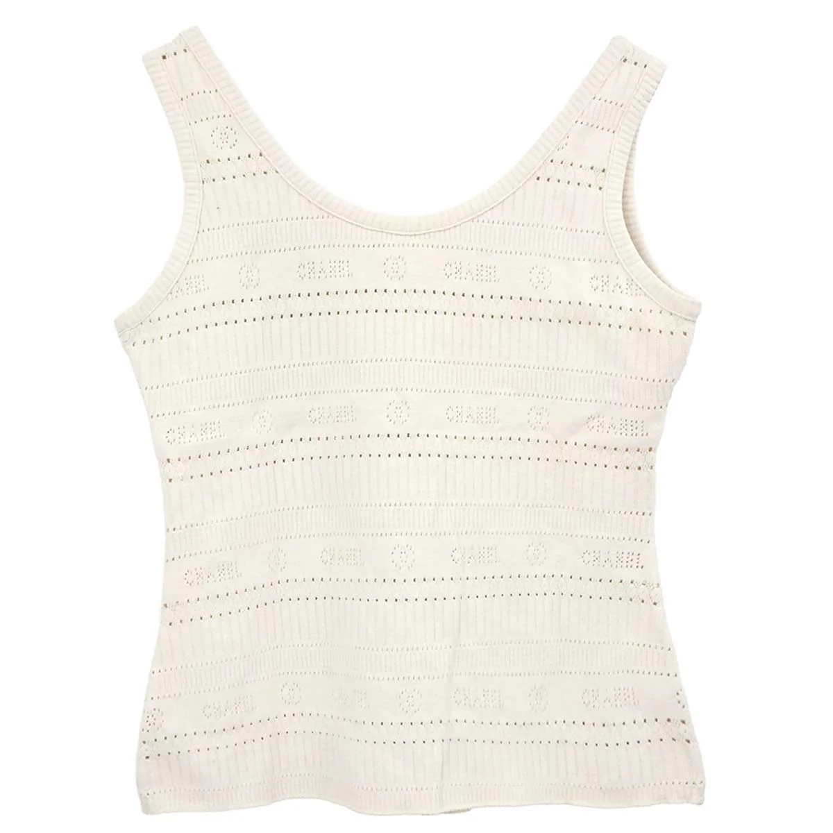 Chanel 1997 Tank Top Ivory #42 - Image 2