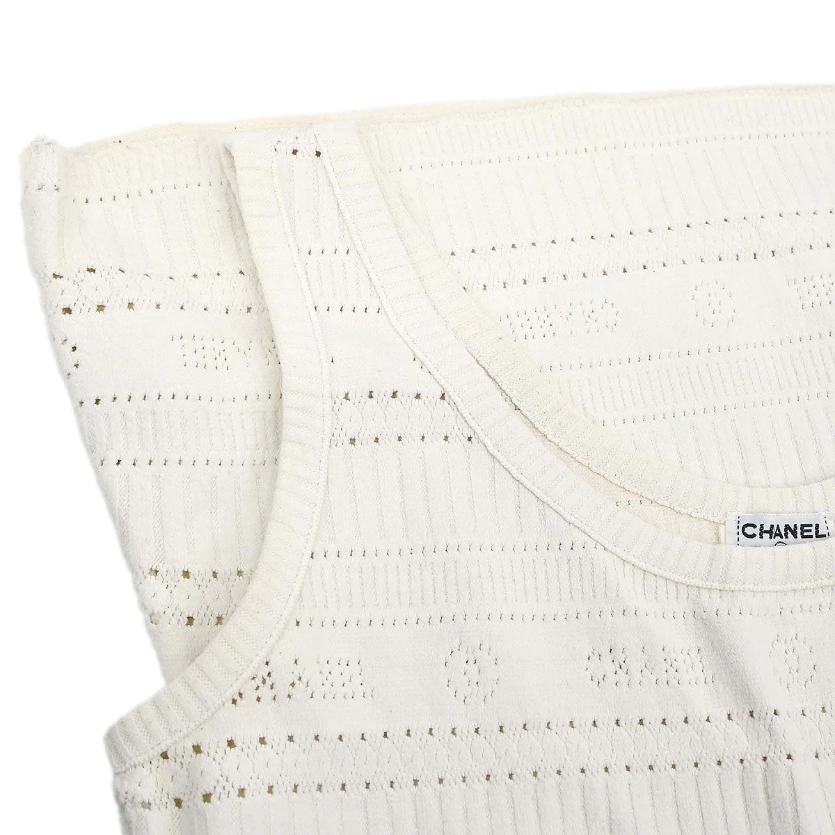 Chanel 1997 Tank Top Ivory #42 - Image 3