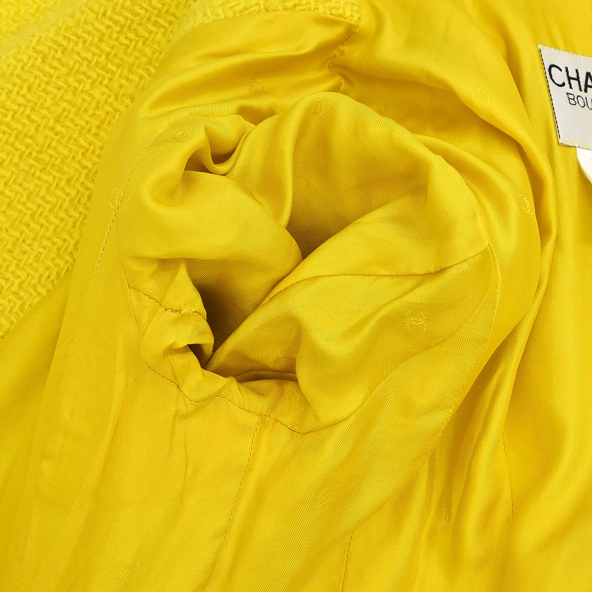 Chanel 1996 Double Breasted Jacket Yellow #38 - Image 15