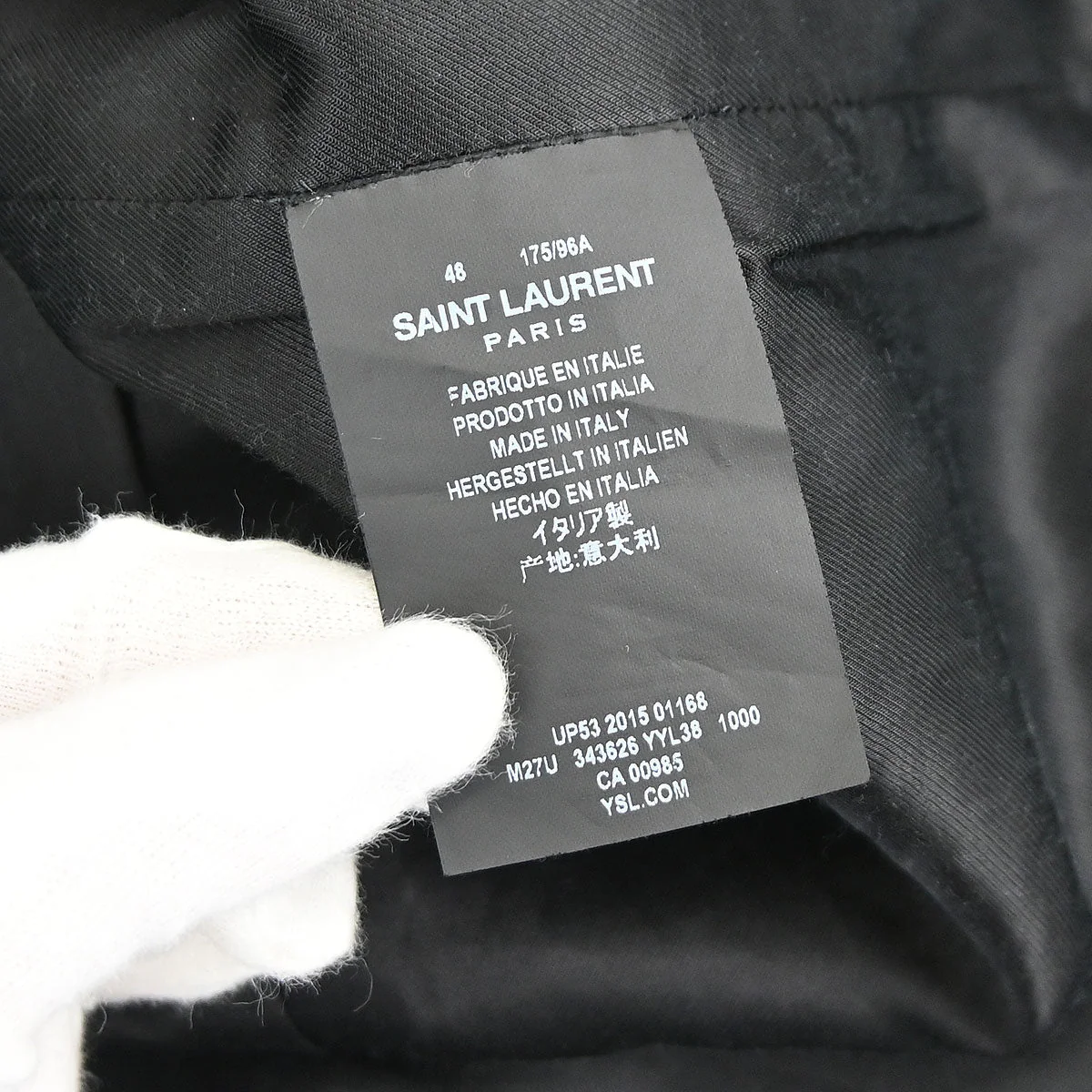 Saint Laurent 2015 Double Breasted Jacket Black #48 - Image 19