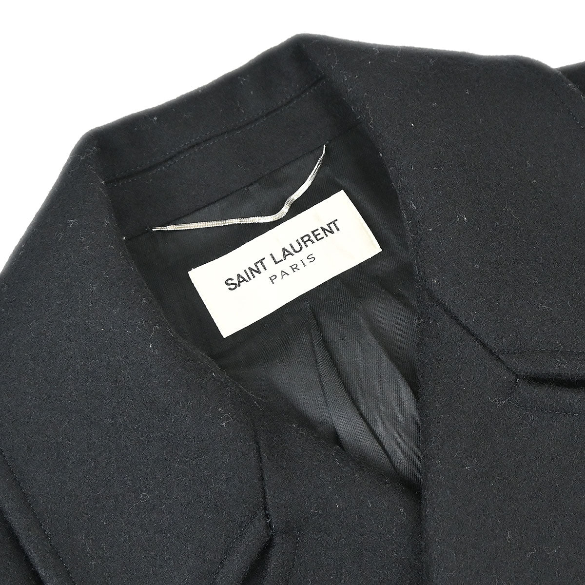 Saint Laurent 2015 Double Breasted Jacket Black #48 - Image 3