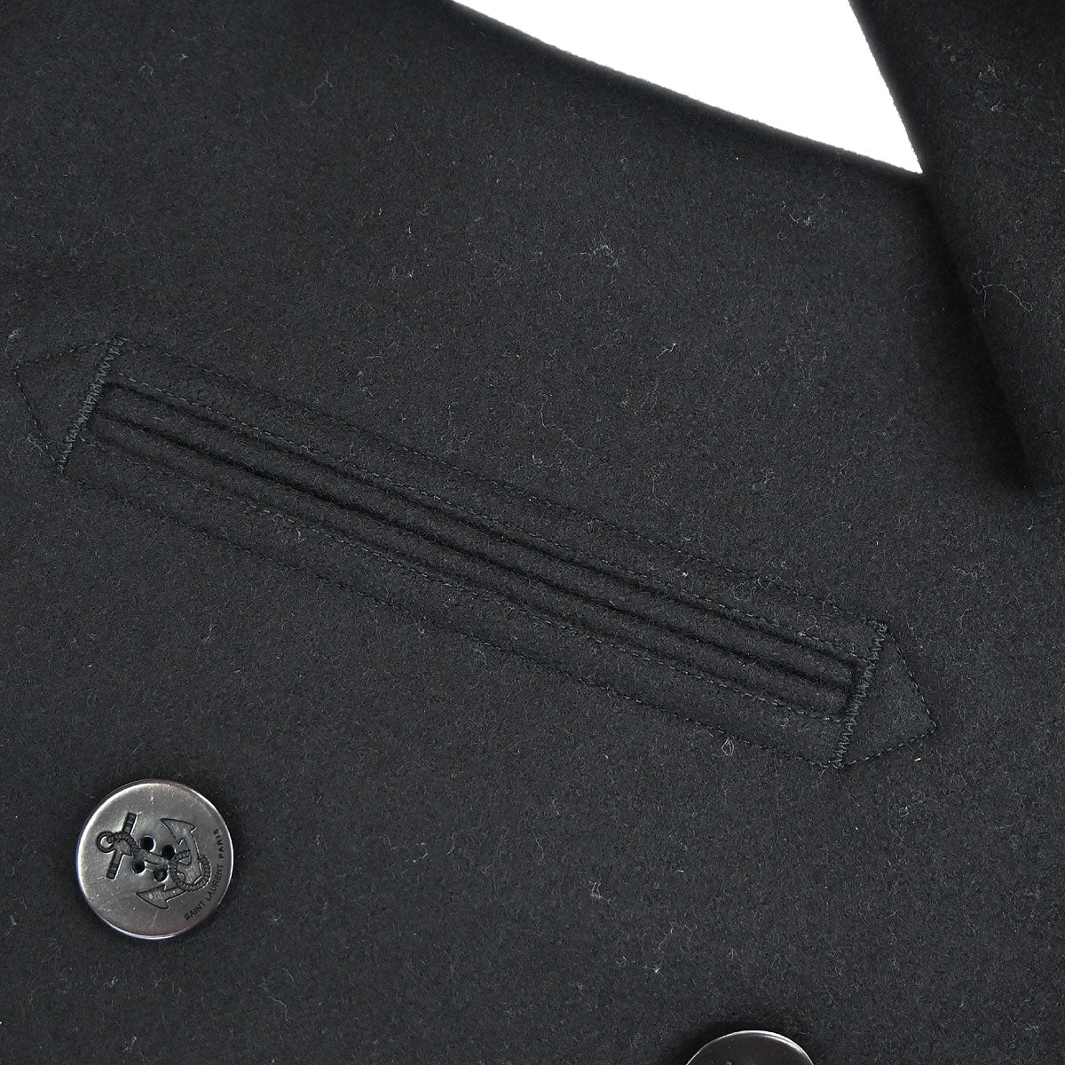 Saint Laurent 2015 Double Breasted Jacket Black #48 - Image 6