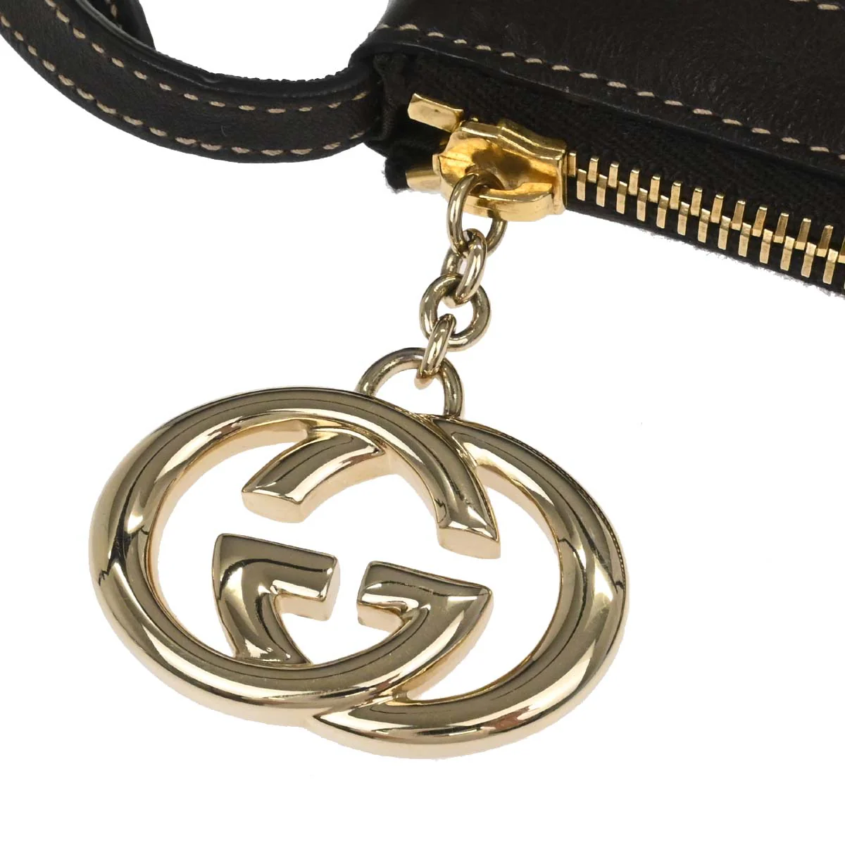 Gucci Beige Canvas GG Shoulder Bag - Image 12
