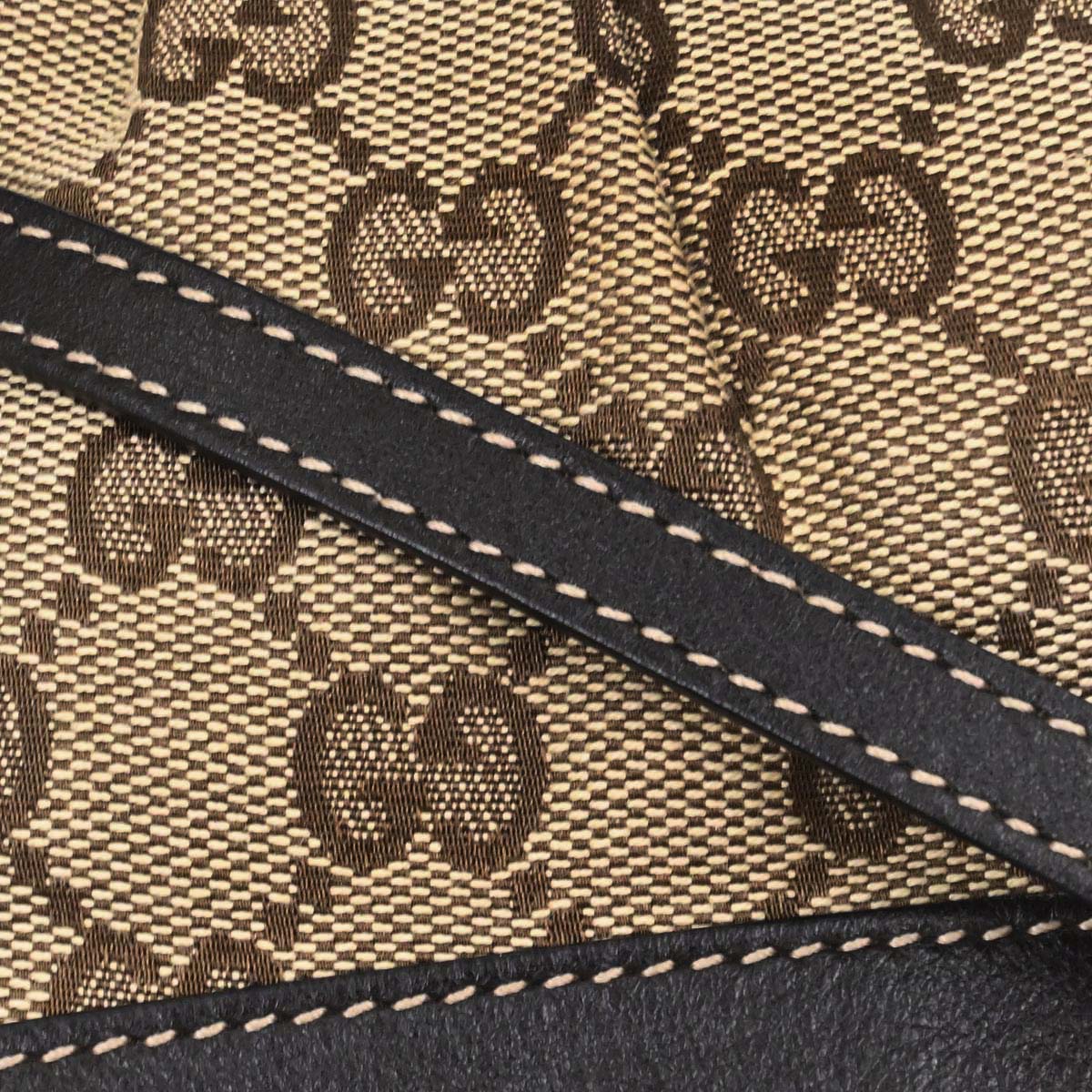 Gucci Beige Canvas GG Shoulder Bag - Image 13