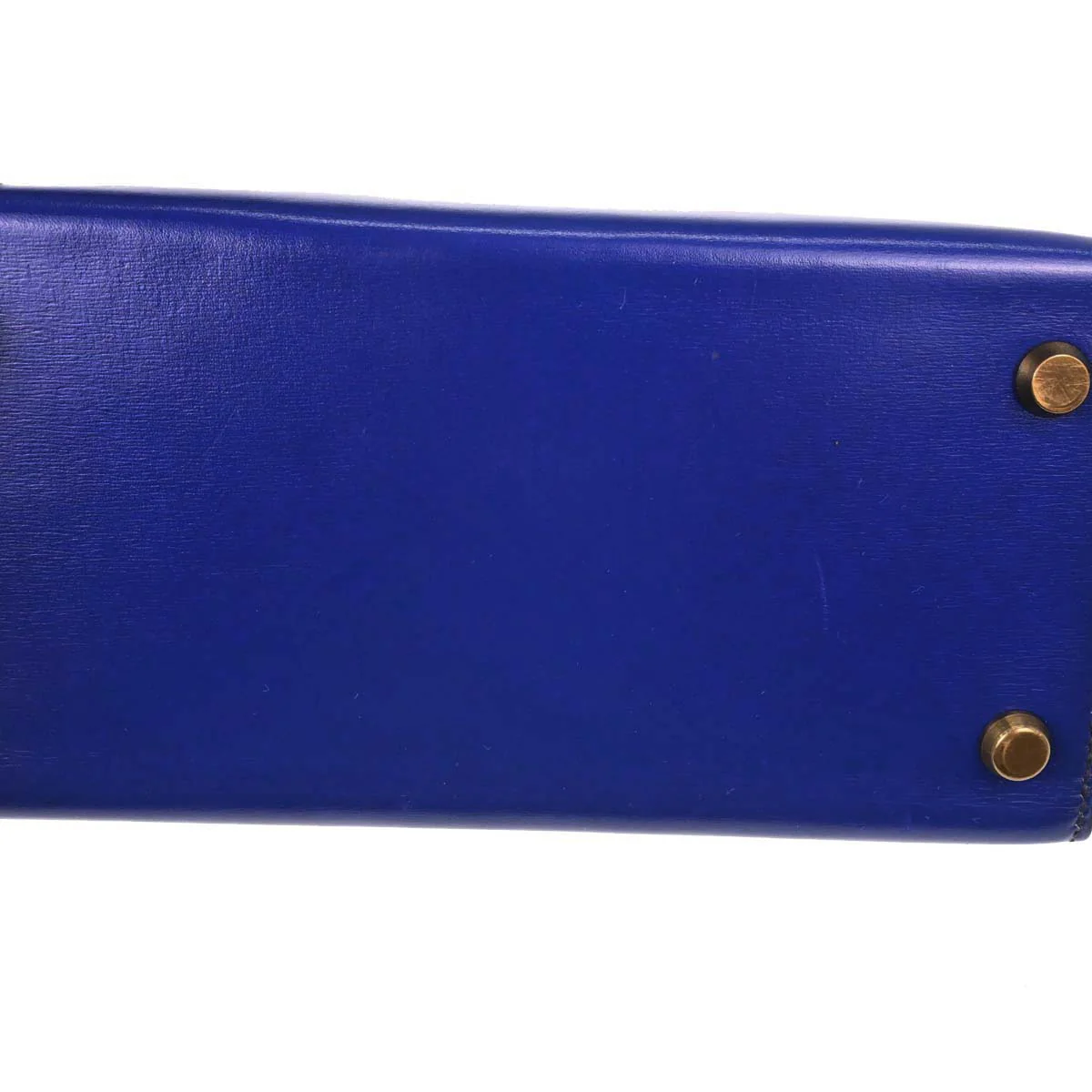 Hermes Blue Saphir Box Calf Mini Kelly 20 Sellier Handbag - Image 8