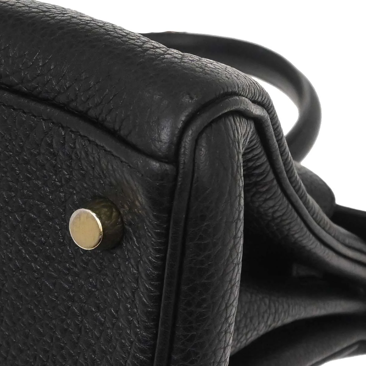 Hermes Black Togo Shoulder Kelly Handbag - Image 11