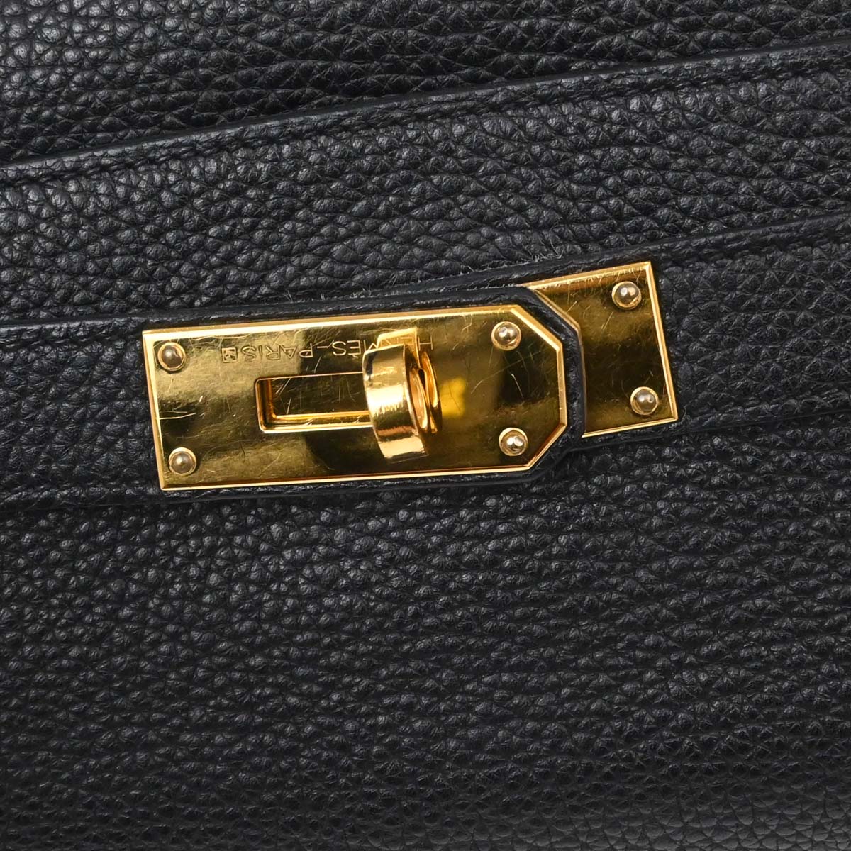 Hermes Black Togo Shoulder Kelly Handbag - Image 15