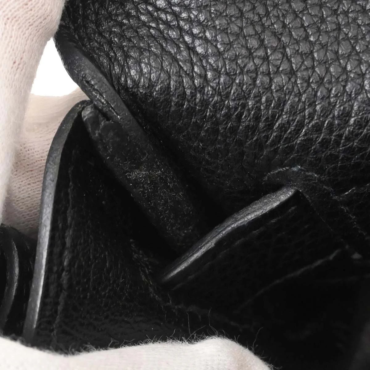 Hermes Black Togo Shoulder Kelly Handbag - Image 17