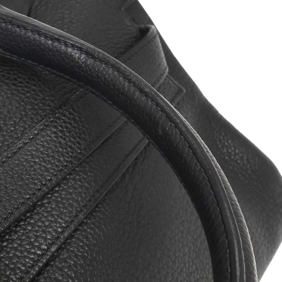 Hermes Black Togo Shoulder Kelly Handbag - Image 3