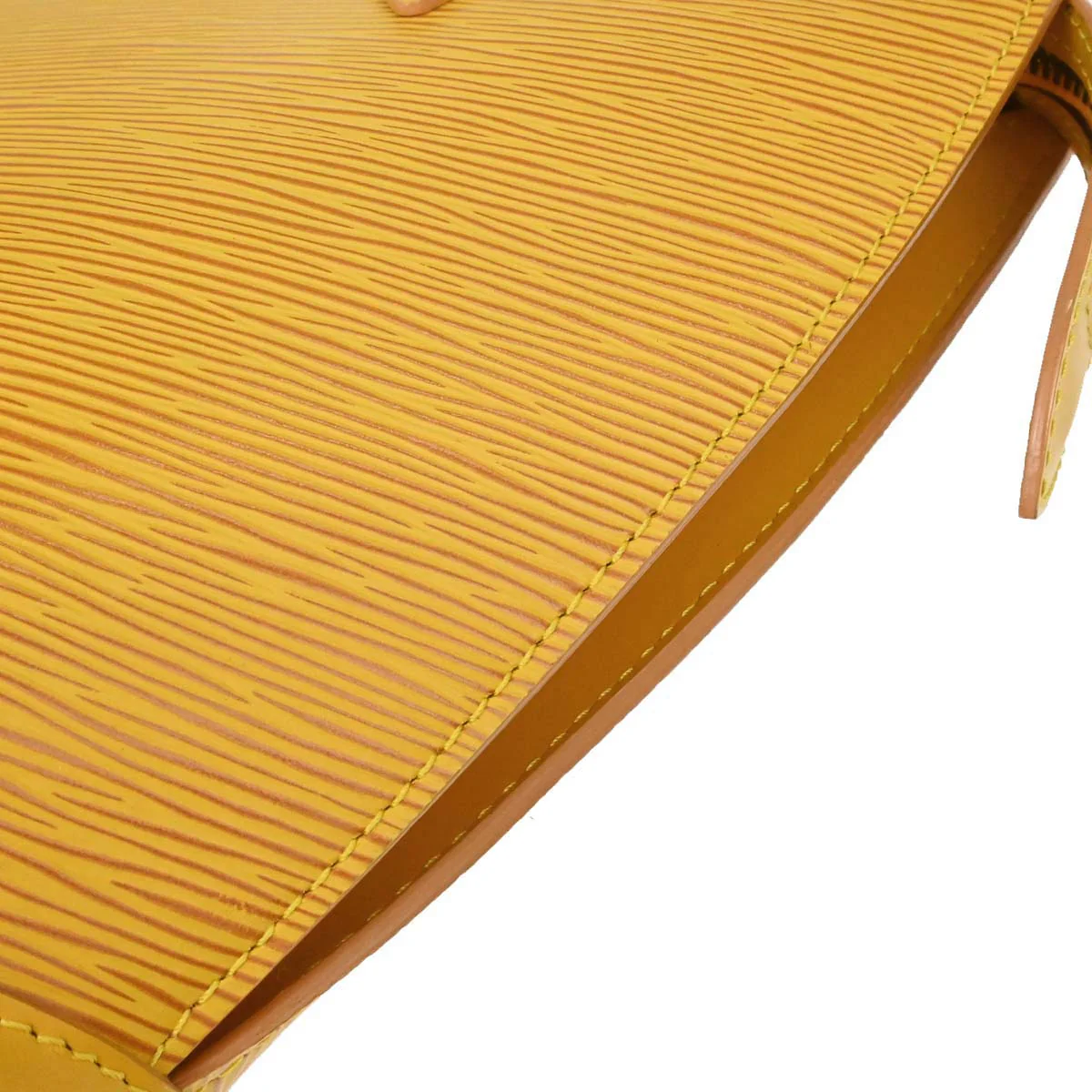 Louis Vuitton Yellow Epi Saint Jacques Poignee Tote Bag M52339 - Image 11